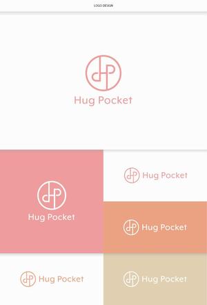 DeeDeeGraphics (DeeDeeGraphics)さんの子育てマッチングアプリ「Hug Pocket」のロゴ　への提案
