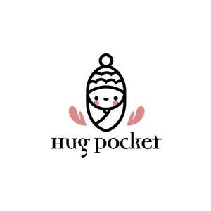 cham (chamda)さんの子育てマッチングアプリ「Hug Pocket」のロゴ　への提案