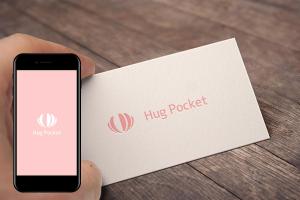 sumiyochi (sumiyochi)さんの子育てマッチングアプリ「Hug Pocket」のロゴ　への提案
