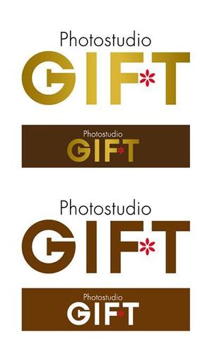 s m d s (smds)さんのフォトスタジオ創設にともない「Photostudio GIFT」のロゴ制作の依頼への提案