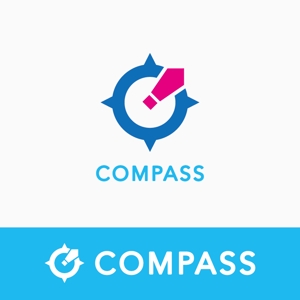 CHOPdesign (chopdesign)さんの20代の転職情報メディア「COMPASS」のロゴ作成をお願いしますへの提案