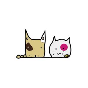 STAD (artyforum)さんのほのぼのした犬とネコのイラストへの提案