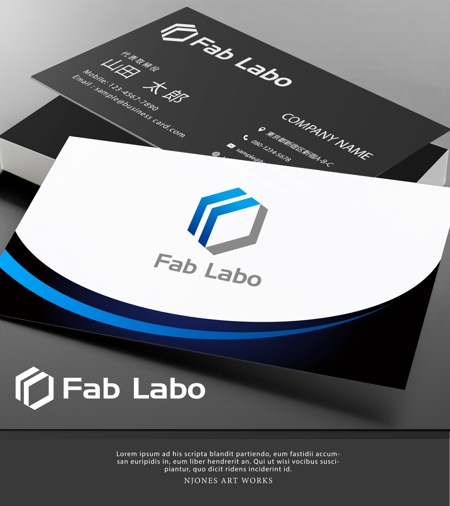 NJONESKYDWS (NJONES)さんの鉄工所向けWEB通販サイト『Fab Labo』のロゴへの提案