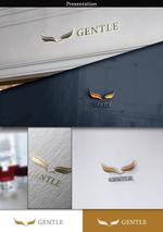 hayate_design ()さんのメンズ脱毛専門店のサロンのロゴ　牛の角と鷹の羽根が交差するイメージへの提案