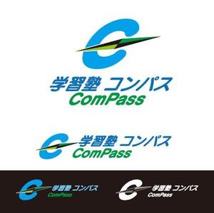 kora３ (kora3)さんの学習塾「学習塾ComPass」のロゴへの提案