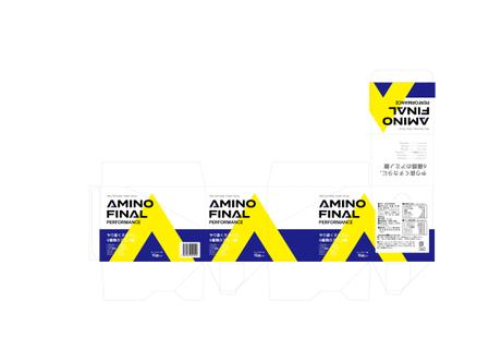 byd (sakaken_design)さんのアミノ酸粉末飲料の化粧箱、分包フィルムのデザインへの提案