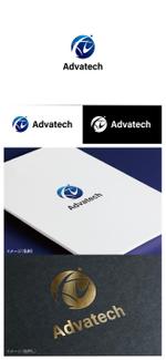 mogu ai (moguai)さんのイスラエルと日本を結ぶ企業「Advatech Corporation」アドバテック株式会社のロゴへの提案
