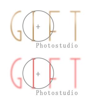 nyiamsxxx (nyiamsxxx)さんのフォトスタジオ創設にともない「Photostudio GIFT」のロゴ制作の依頼への提案