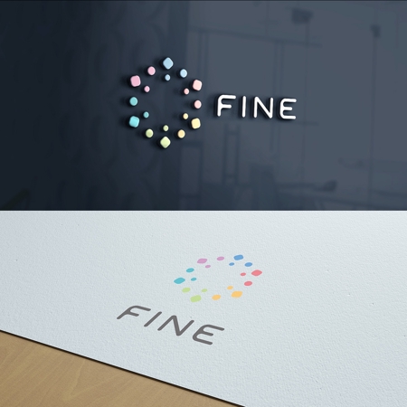 サクタ (Saku-TA)さんの人材サービス会社　「FINE株式会社」の　企業ロゴ制作への提案