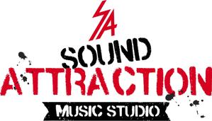 dsk831さんの音楽練習スタジオ「SOUND ATTRACTION」のロゴ作成への提案