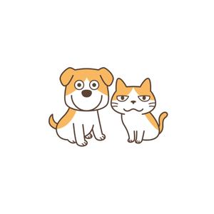 PLUS COLOR (plus_color)さんのほのぼのした犬とネコのイラストへの提案