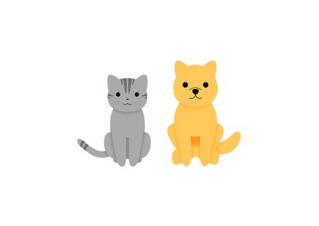 Komorebi Lcさんの事例 実績 提案 ほのぼのした犬とネコのイラスト はじめまして Kom クラウドソーシング ランサーズ