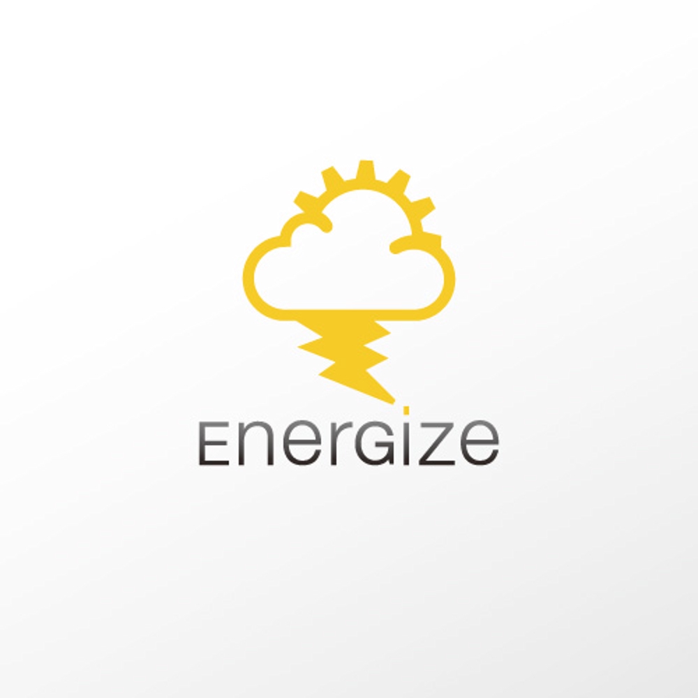 「Energize」のロゴ作成