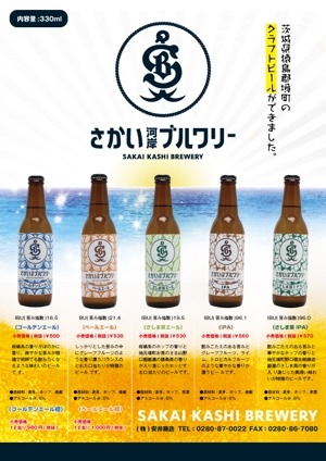 toshimi (toshimi555)さんのクラフトビール販促ポスターへの提案