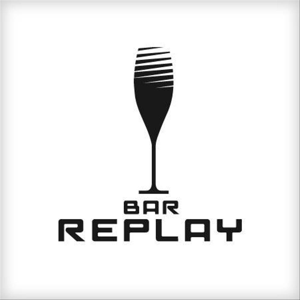 Bar「REPLAY」のロゴ作成