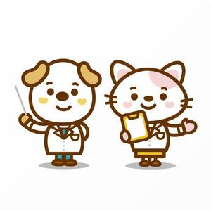 Jelly (Jelly)さんのほのぼのした犬とネコのイラストへの提案