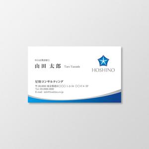 T-aki (T-aki)さんの経営コンサルタントの名刺デザインへの提案
