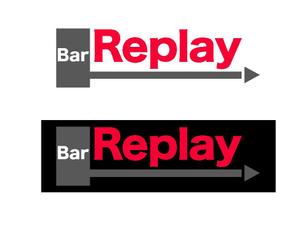 fine-cさんのBar「REPLAY」のロゴ作成への提案