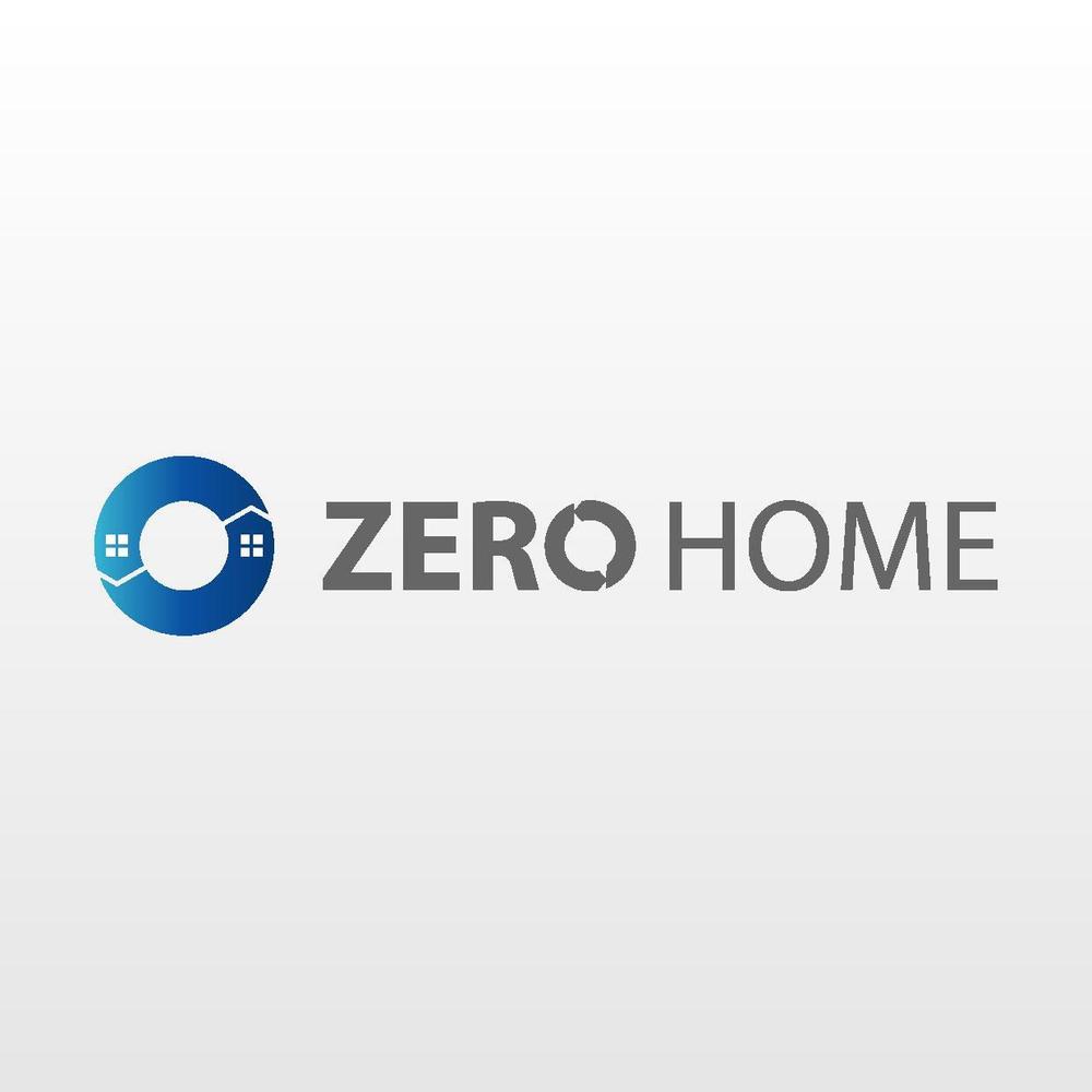 「ZERO　HOMEという会社の名刺用のロゴです」のロゴ作成