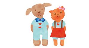 bun1さんのほのぼのした犬とネコのイラストへの提案