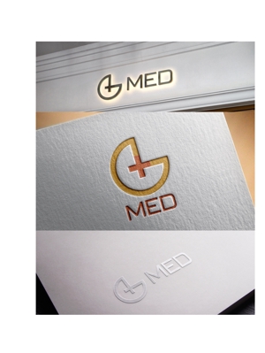 D.R DESIGN (Nakamura__)さんの病院紹介ポータルサイト「MED」のロゴへの提案