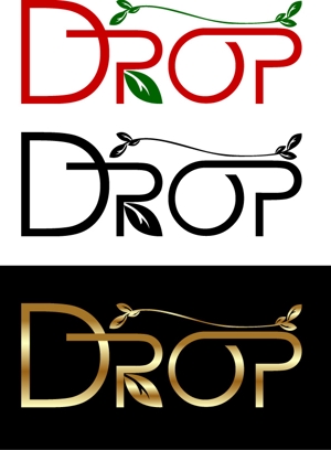 さんの「DROP」のロゴ作成への提案