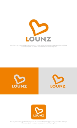 魔法スタジオ (mahou-phot)さんのエンタメマッチングアプリ　「LOUNZ」　ロゴへの提案