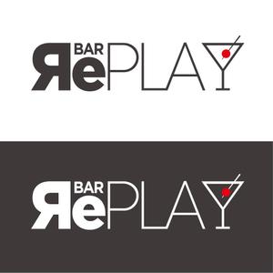 design wats (wats)さんのBar「REPLAY」のロゴ作成への提案