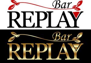 さんのBar「REPLAY」のロゴ作成への提案