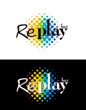 claphandsさんのBar「REPLAY」のロゴ作成への提案