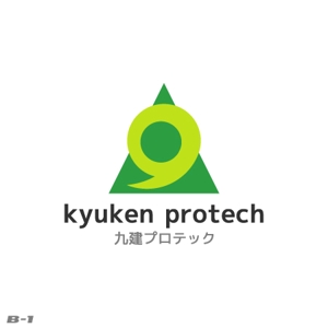 さんの「九建プロテック　または、　kyuken protech」のロゴ作成への提案