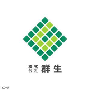 さんの「株式会社 群生」のロゴ作成への提案