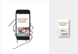 Nouvox (Nouvox)さんのフラワーアレンジメントレッスンのスタジオロゴ「daylight bloom」のキャピタルロゴへの提案