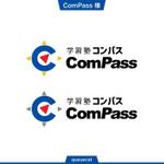 queuecat (queuecat)さんの学習塾「学習塾ComPass」のロゴへの提案