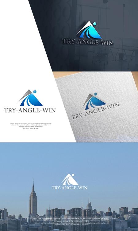 NJONESKYDWS (NJONES)さんの会社名「TRY-ANGLE-WIN」のロゴへの提案