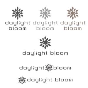 KOZ-DESIGN (saki8)さんのフラワーアレンジメントレッスンのスタジオロゴ「daylight bloom」のキャピタルロゴへの提案