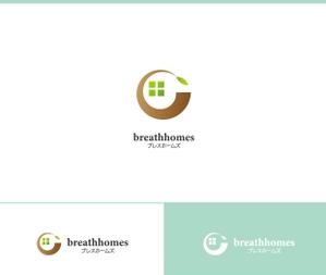 動画サムネ職人 (web-pro100)さんの住宅会社「ブレスホームズ」のロゴデザインへの提案