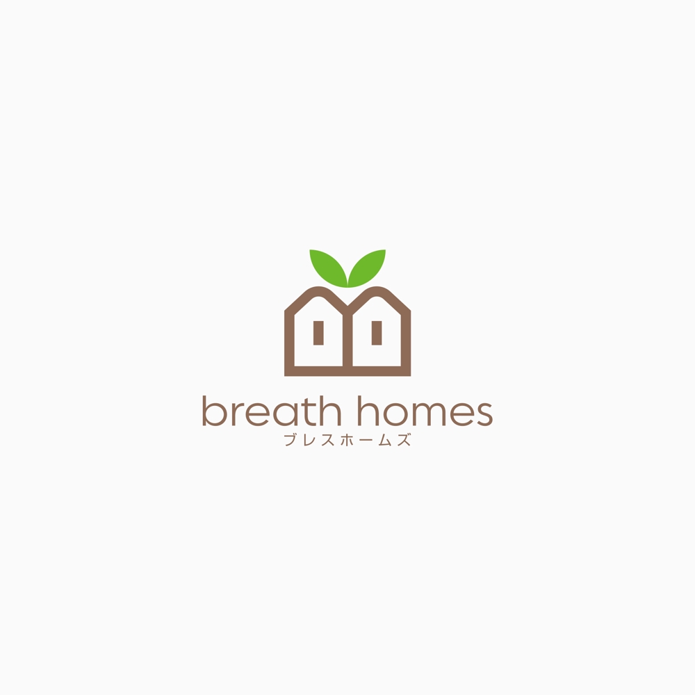 住宅会社「ブレスホームズ」のロゴデザイン