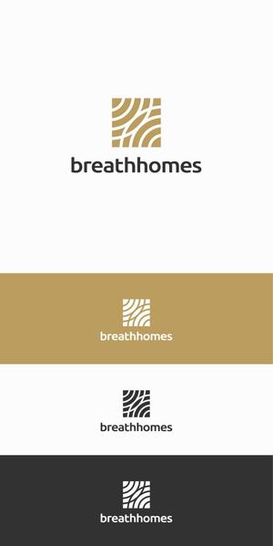 designdesign (designdesign)さんの住宅会社「ブレスホームズ」のロゴデザインへの提案