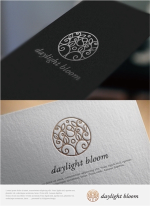 drkigawa (drkigawa)さんのフラワーアレンジメントレッスンのスタジオロゴ「daylight bloom」のキャピタルロゴへの提案