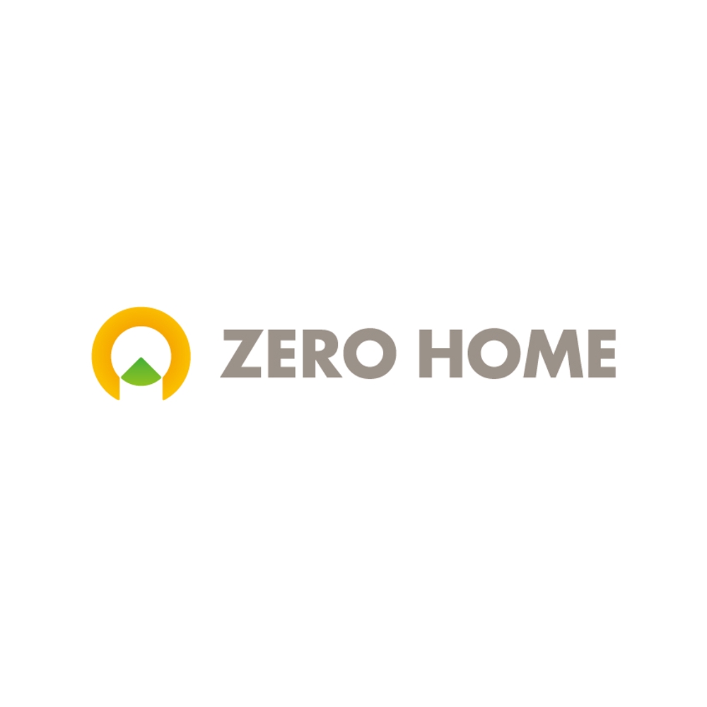 「ZERO　HOMEという会社の名刺用のロゴです」のロゴ作成