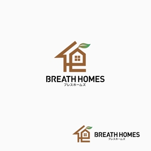 atomgra (atomgra)さんの住宅会社「ブレスホームズ」のロゴデザインへの提案
