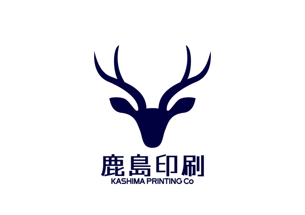 印刷会社「鹿島印刷」のロゴ