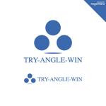 ロゴ研究所 (rogomaru)さんの会社名「TRY-ANGLE-WIN」のロゴへの提案