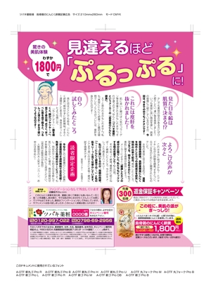Shizu (kathy)さんの記事広告のレイアウト変更（美容商品）への提案
