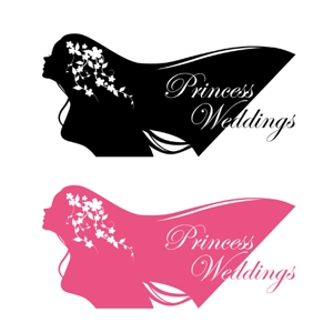 collon524さんの「Princess Weddings」のロゴ作成への提案