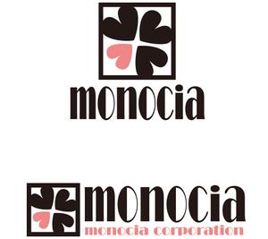 さんのモノシア株式会社　「monocia」の幸せなロゴ作成大募集！への提案