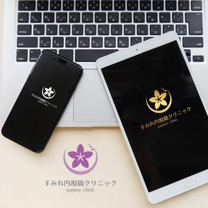 KOZ-DESIGN (saki8)さんの女性スタッフによる内視鏡クリニック「すみれ内視鏡クリニック」のロゴへの提案