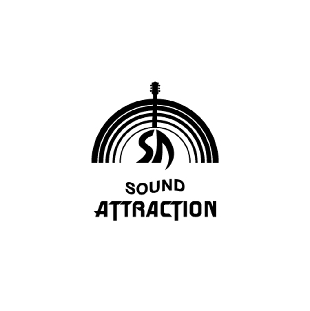 音楽練習スタジオ「SOUND ATTRACTION」のロゴ作成