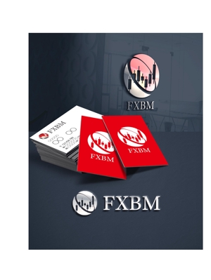 D.R DESIGN (Nakamura__)さんのFXスクールのロゴ「FXBM」のロゴ作成への提案